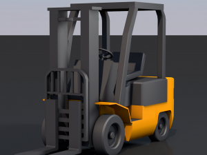 forklift Model 3D