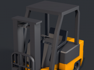 forklift Model 3D