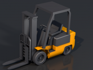 forklift Model 3D