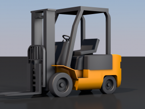 forklift Model 3D