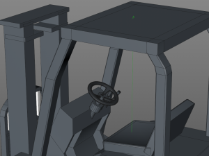 forklift Model 3D