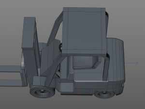 forklift Model 3D