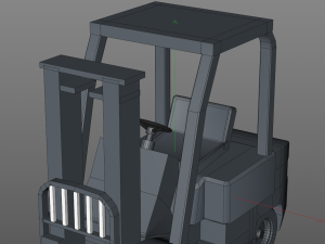 forklift Model 3D