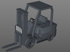 forklift Model 3D