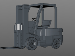 forklift Model 3D