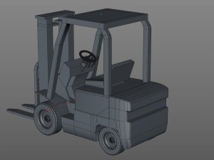 forklift Model 3D
