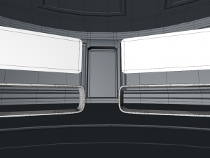 sci fi room 3D 模型
