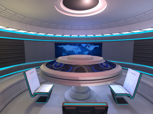 sci fi room Model 3D