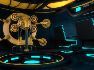 sci fi room Model 3D