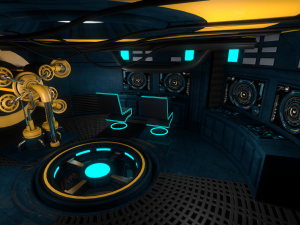 sci fi room Model 3D
