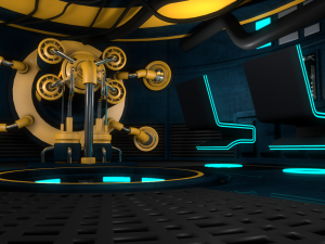 sci fi room Model 3D