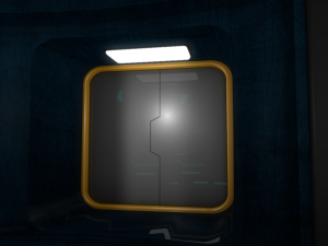 sci fi room Model 3D