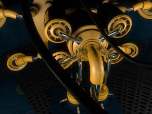 sci fi room Model 3D