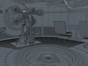 sci fi room 3D Model