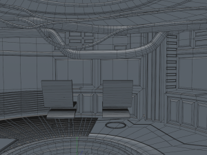 sci fi room Model 3D