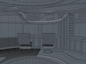 sci fi room 3D Model