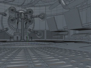 sci fi room 3D Model