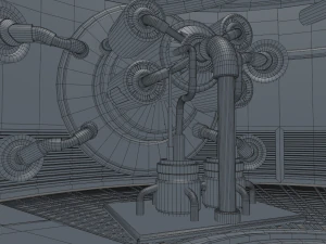 sci fi room 3D Model