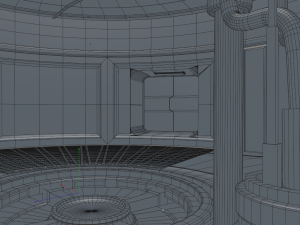 sci fi room Model 3D