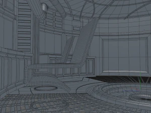 sci fi room 3D Model
