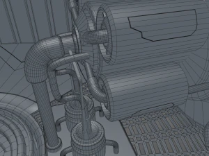 sci fi room 3D Model