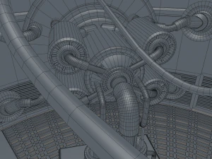 sci fi room 3D Model