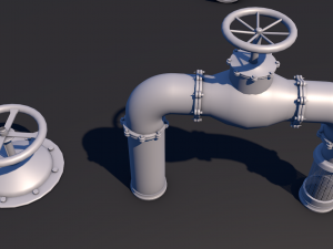 pipes 40 pieces Modelo 3D