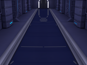 sci fi corridor 3D मॉडल