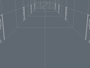 Sci Fi Corridor Modelo 3D