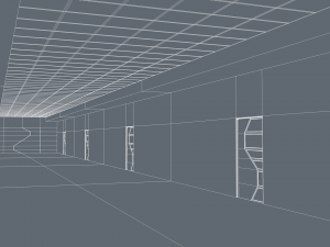 Sci Fi Corridor Modelo 3D