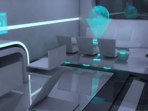 Sci Fi Room 3D Model