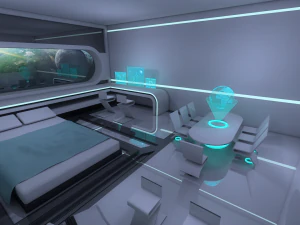 Sci Fi Room 3D Model