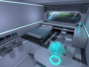 Sci Fi Room 3D Model