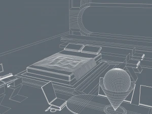 Sci Fi Room 3D Model
