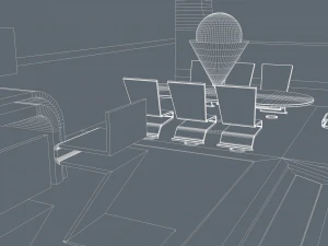 Sci Fi Room 3D Model