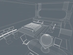 Sci Fi Room 3D Model