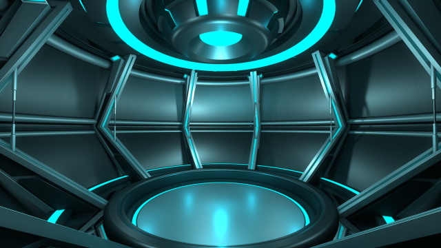 Sci Fi Room 3D Модель .c4d .max .obj .3ds .fbx .stl .blend 