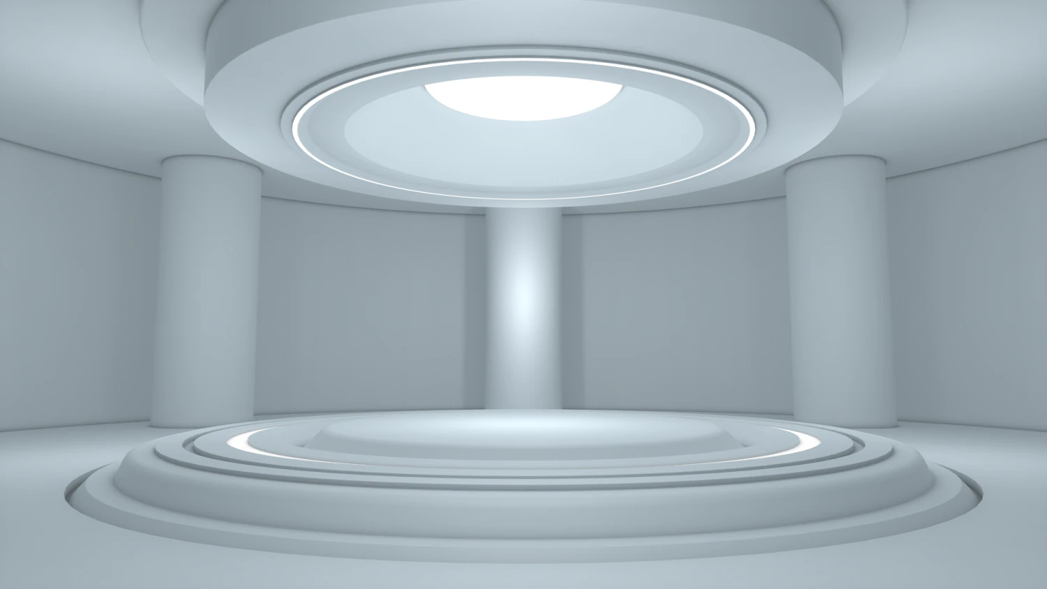 Sci Fi Room 3D Model .c4d .max .obj .3ds .fbx .stl .blend