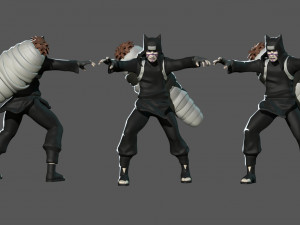 kankuro 3d print model naruto 3D-printmodel