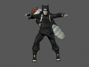 kankuro 3d print model naruto 3D 프린트 모델