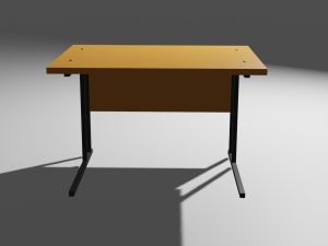 school table pupil 3D-Modell