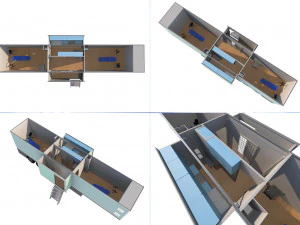 mobile ophthalmology unit - unite mobile ophtalmologie 3D Model