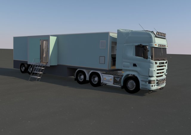 mobile ophthalmology unit - unite mobile ophtalmologie 3Dモデル .c4d .max .obj .3ds .fbx .stl .blend 
