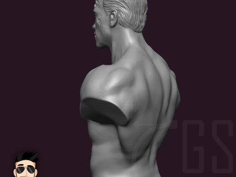 T800 - ARNOLD SCHWARZENEGGER TERMINATOR Model 3D