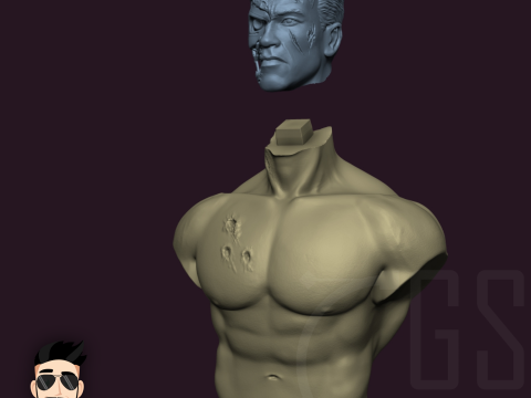 T800 - ARNOLD SCHWARZENEGGER TERMINATOR Model 3D