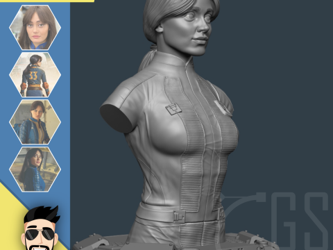 LUCY MACLEAN - FALLOUT 3D Model