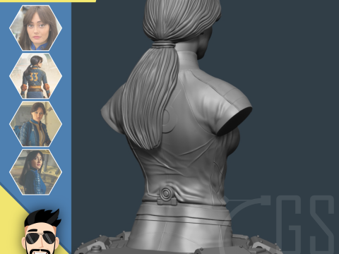 LUCY MACLEAN - FALLOUT 3D Model