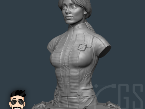 LUCY MACLEAN - FALLOUT 3D Model