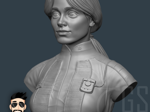 LUCY MACLEAN - FALLOUT 3D Model