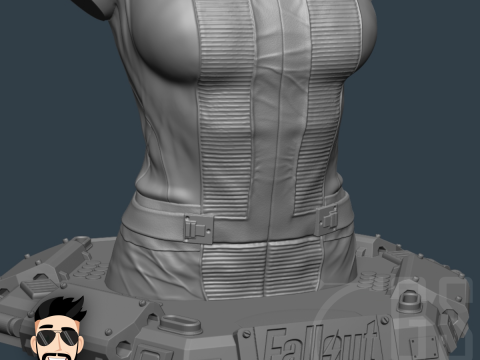 LUCY MACLEAN - FALLOUT 3D Model